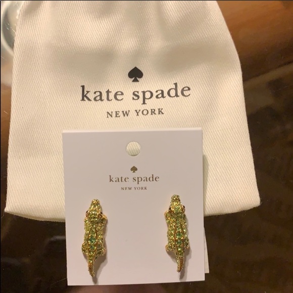 kate spade Jewelry - Kate Spade new with bag Alligator earrings